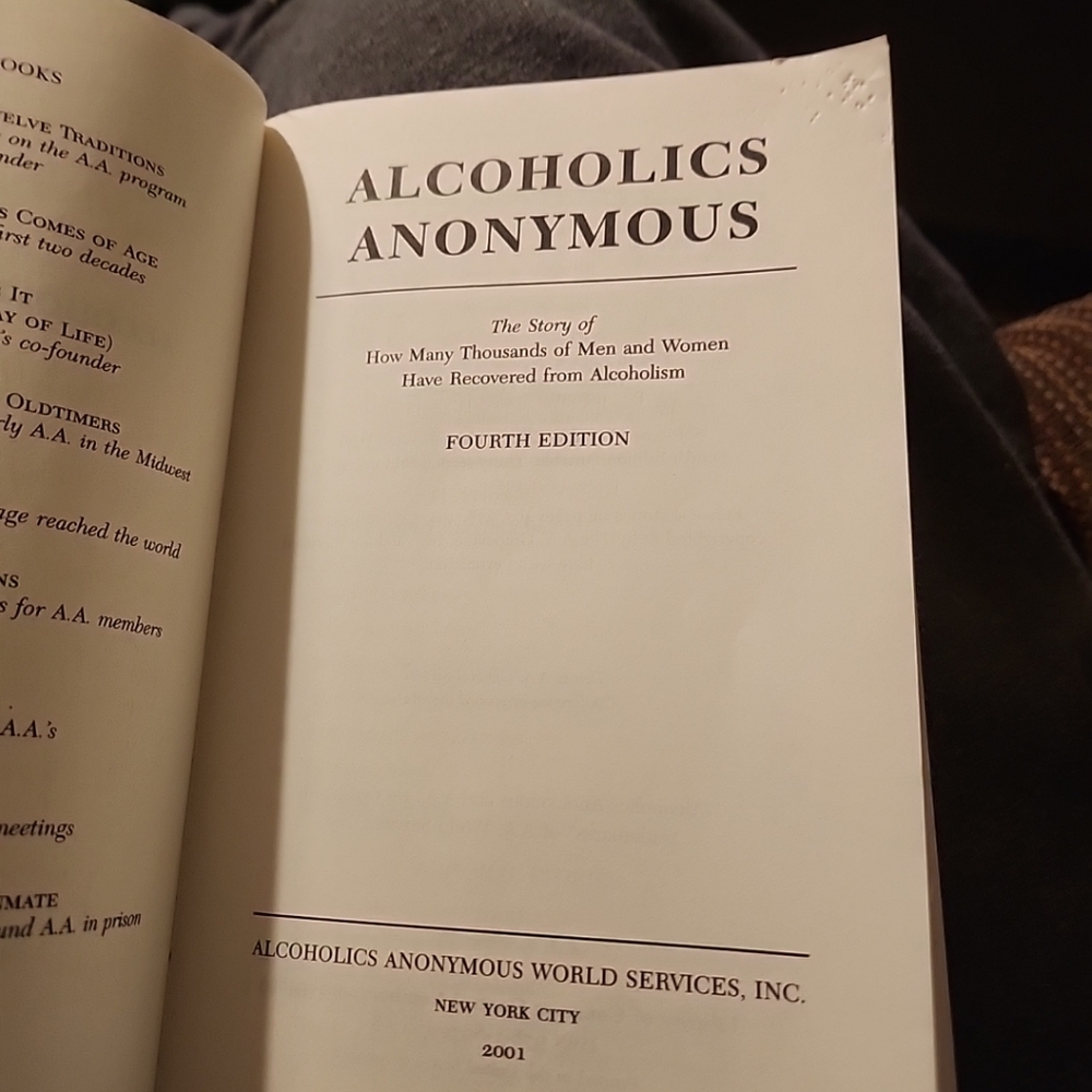 Alcoholics Anonymous Paperback Book - Picture 9 of 9